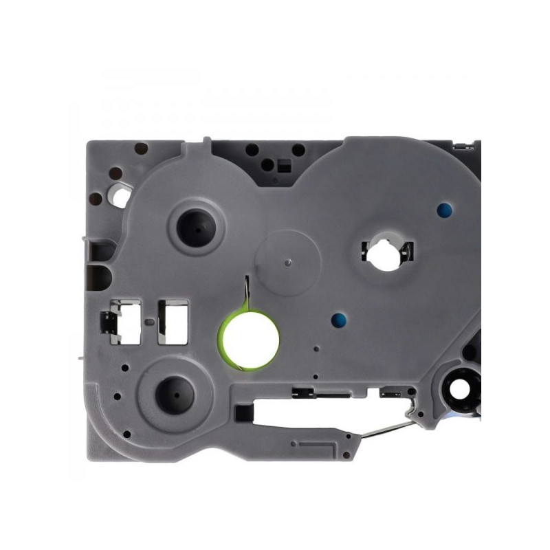 Tape cassette replaces Brother TZE-FX551 24mm, black on blue