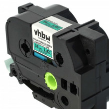 Tape cassette replaces Brother HGE-761 36mm black on green