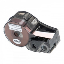 Tape cassette replaces Brady M21-375-595-OR, 6.4m x 9.53mm, black on orange