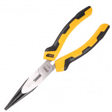 Long Nose Pliers 8" Deli Tools EDL2108 (yellow)
