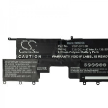 Baterija, skirta Sony Vaio Pro 13 u.a. 4740 mAh