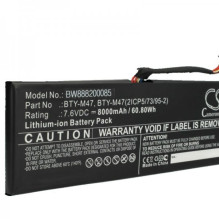 Battery for MSI GS43VR and others 8000mAh