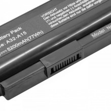 Baterija Medion Akoya P6633 ir kt. juoda, 14.8V, 5200mAh