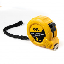 Steel Measuring Tape 3m/ 16mm Deli Tools EDL9003B (yellow)