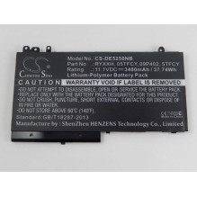 BATTERY for Dell Latitude 12 5000, 12 E5250 and others 3400mAh