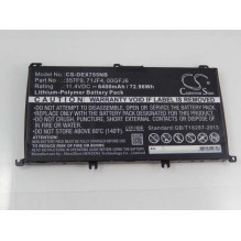 AKUMULIATORIUS, skirtas Dell Inspiron 15 7559 u.a. 6400 mAh