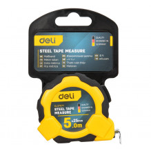 Steel Measuring Tape 5m/ 25mm Deli Tools EDL3797Y(yellow)