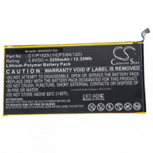 Battery for ASUS ZenPad M700KL u.a. such as C11P1425 (1ICP3 / 64 / 120) u.a. 3250mAh