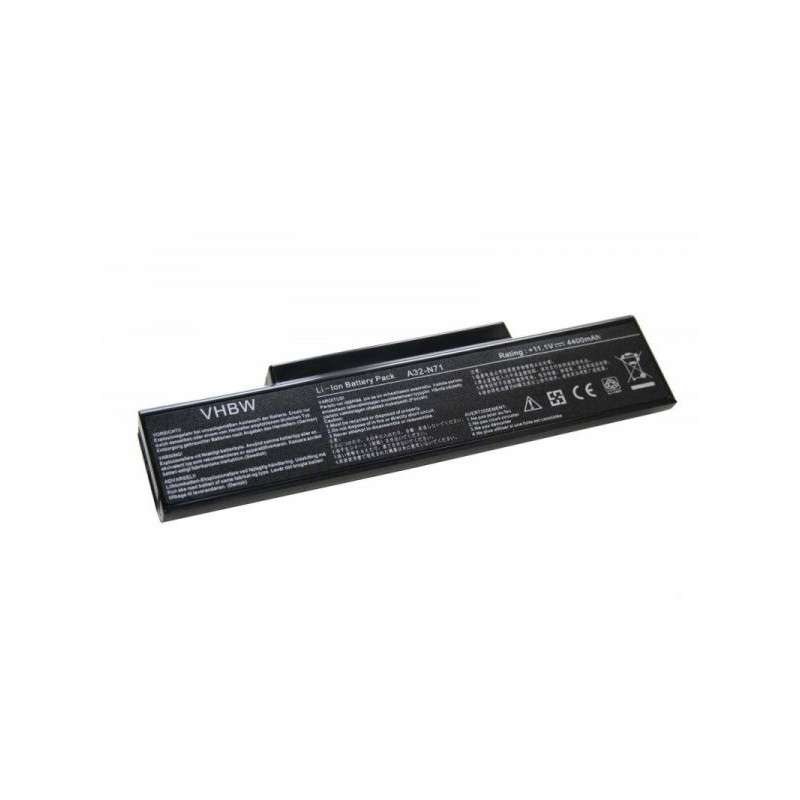 BATTERY for ASUS such as A32-K72 and others 4400mAh