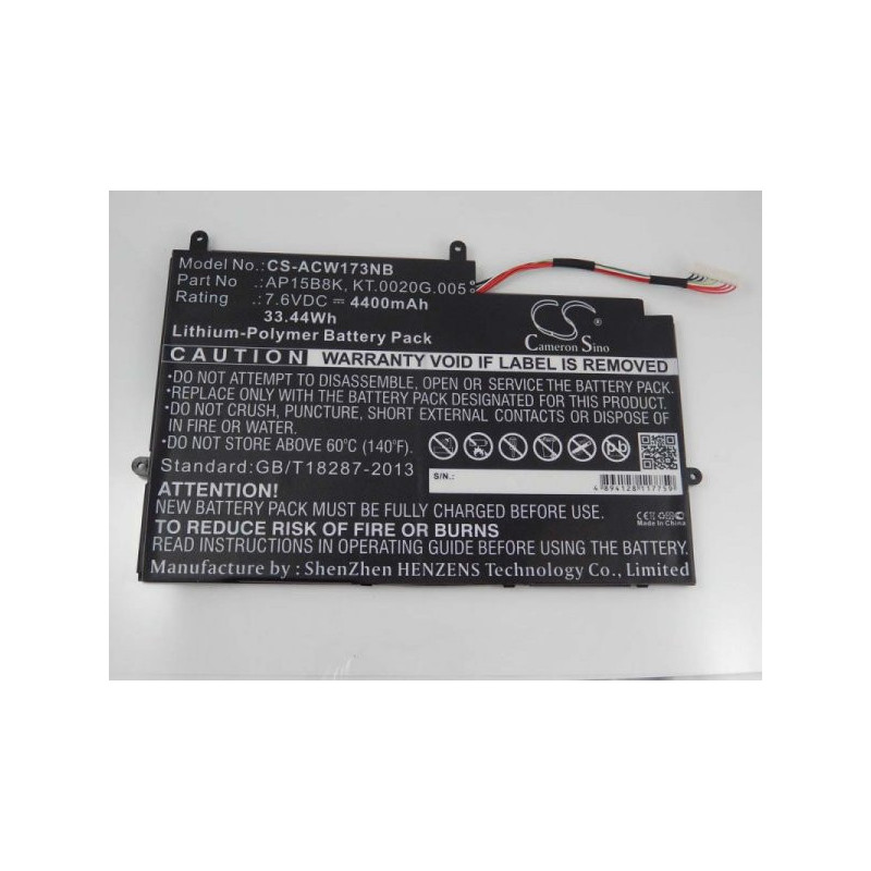 Akku für Acer Aspire Switch 11 SW5-173 u.a. 4400mAh