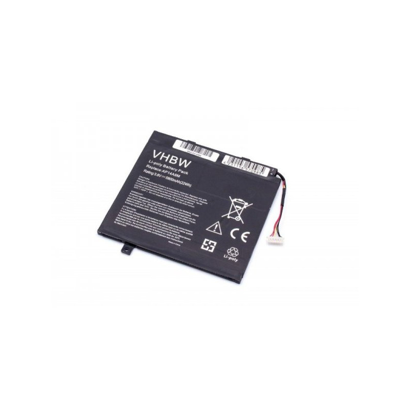 BATTERY for Ager Aspire Switch 10 u.a. such as AP14A8M u.a. 5900mAh