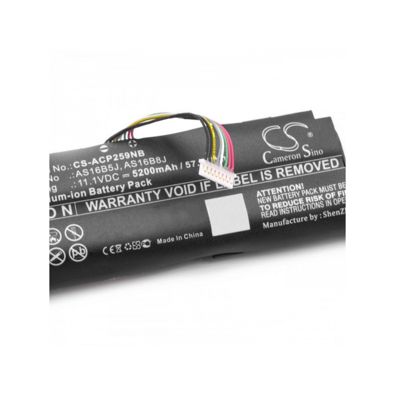 Battery for Ager Aspire E5-575G-53VG u.a. 5200mAh