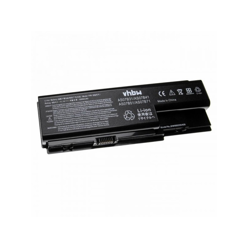 Battery for Ager Aspire 7520 u.a. such as AS07B31 u.a. 5200mAh