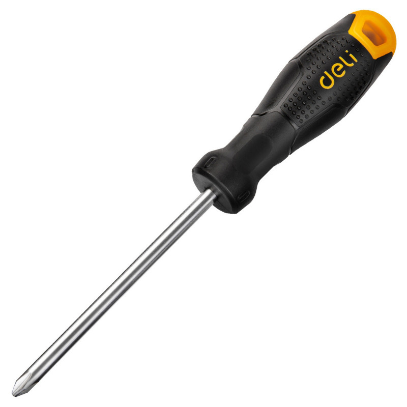 Philips Screwdriver PH1x75mm Deli Tools EDL625075 (black)