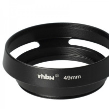 Metal universal lens hood 49mm black