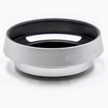 Metal universal lens hood 37mm silver