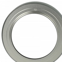 Metal lens hood like HF-52 for Nikon Nikkor Z 28mm f / 2.8 SE etc. silver