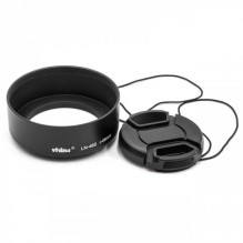 Metal lens hood for Olympus like LN-46S including 43mm lens cap