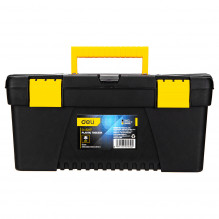 Plastic Tool Box Deli Tools EDL432417, 15' (yellow)