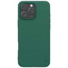 Nillkin - Nillkin Super Frosted PRO Back Cover for Apple iPhone 16 Pro Dark Green