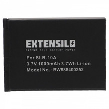 EXTENSILO baterija kaip SLB-10A skirta Samsung PL65 ir kitiems 1000mAh