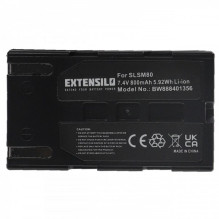 EXTENSILO baterija, pvz., SB-LSM80, skirta Samsung VP-D371 ir kitiems 800 mAh