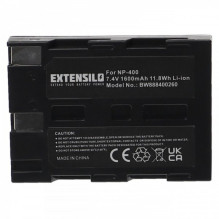 EXTENSIVE Battery like NP-400 for Minolta Dynax 7D u.a. 1600mAh