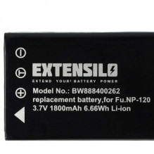 EXTENSILO baterija, pvz., NP-120, skirta Fujifilm FinePix F11 ir kitiems 1800 mAh