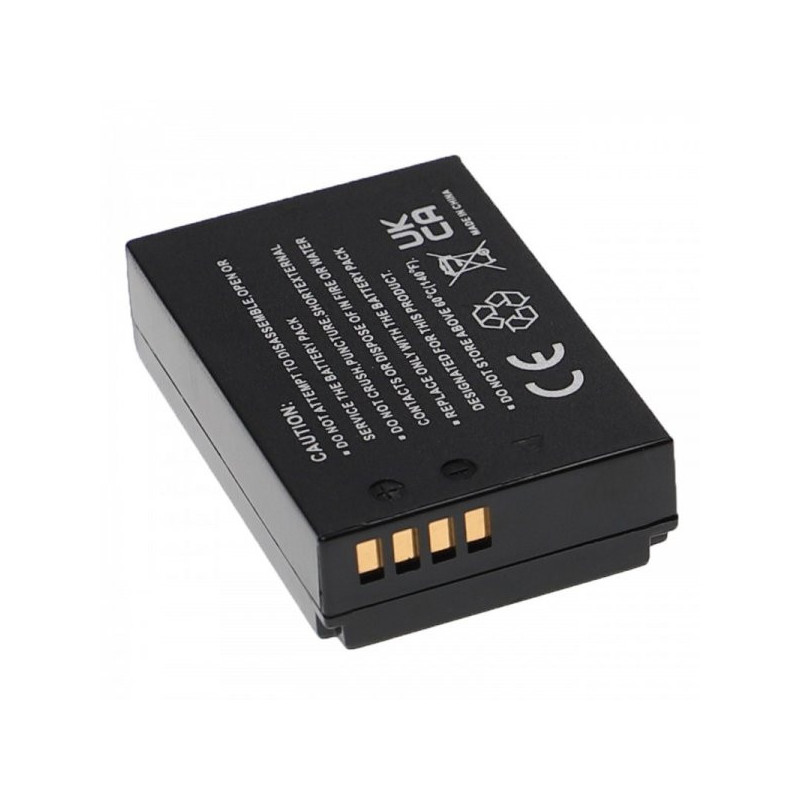 EXTENSION Battery like LP-E12 for Canon EOS M u.a. 820mAh