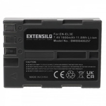 EXTENSION Battery like EN-EL3e for Nikon D700 u.a. 1600mAh