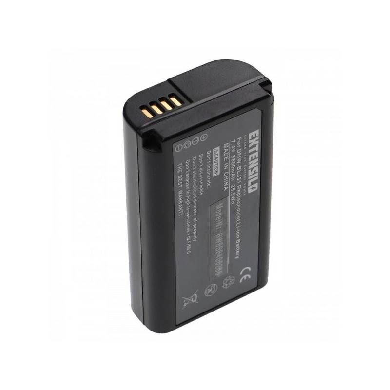 EXTENSILO battery like DMW-BLJ31 for Panasonic Lumix S1 and others 3500mAh