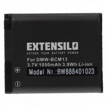 EXTENSILO battery like DMW-BCM13 for Panasonic Lumix DMC-TS6 and others 1050mAh