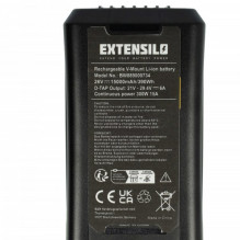 EXTENSILO battery V-Mount for LED lamps, cameras, etc. 26V, 15000mAh, 390Wh