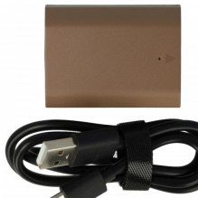 EXTENSILO battery for Sony such as NP-FZ100 and others 2400mAh, with USB-C connection