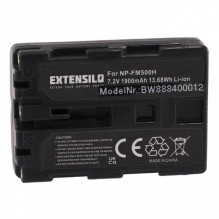 EXTENSIVE Battery for Sony like NP-FM500H u.a. 1900mAh