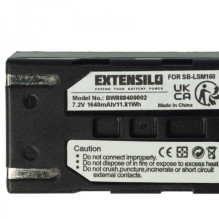 EXTENSILO battery for Samsung such as SB-LSM160 and others 1640mAh