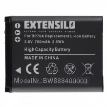 EXTENSILO akumuliatorius, skirtas Samsung, pvz., BP70a ir kitiems 700 mAh