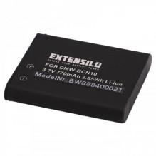 EXTENSILO battery for Panasonic such as DMW-BCN10 and others 770mAh