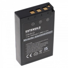 EXTENSION Battery for Olympus like PS-BLS5 u.a. 1000mAh