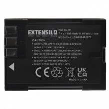 EXTENSILO battery for Olympus such as PS-BLM1 and others 1900mAh