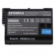 EXTENSION Battery for Nikon like EN-EL15 u.a. 2250mAh