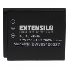 EXTENSION Battery for Fujifilm like NP-50 etc. 750mAh