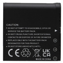 EXTENSION Battery for Casio like NP-40 u.a. 1250mAh