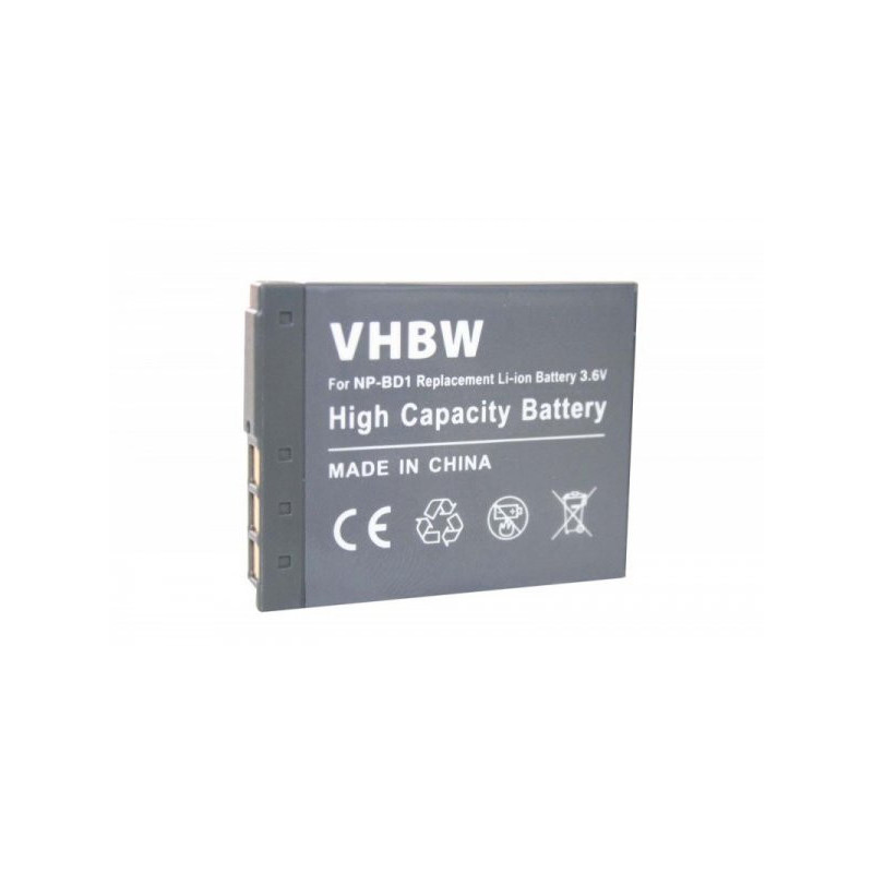 Battery like NP-BD1 for Sony Cybershot DSC-T90 and others 500mAh