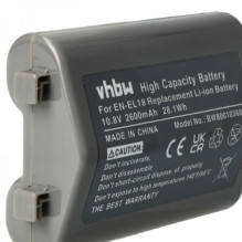 Battery like EN-EL18 for Nikon D4 etc. 2600mAh