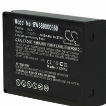 Battery like BLX-1 for Olympus OM System OM-1 and others 2260mAh