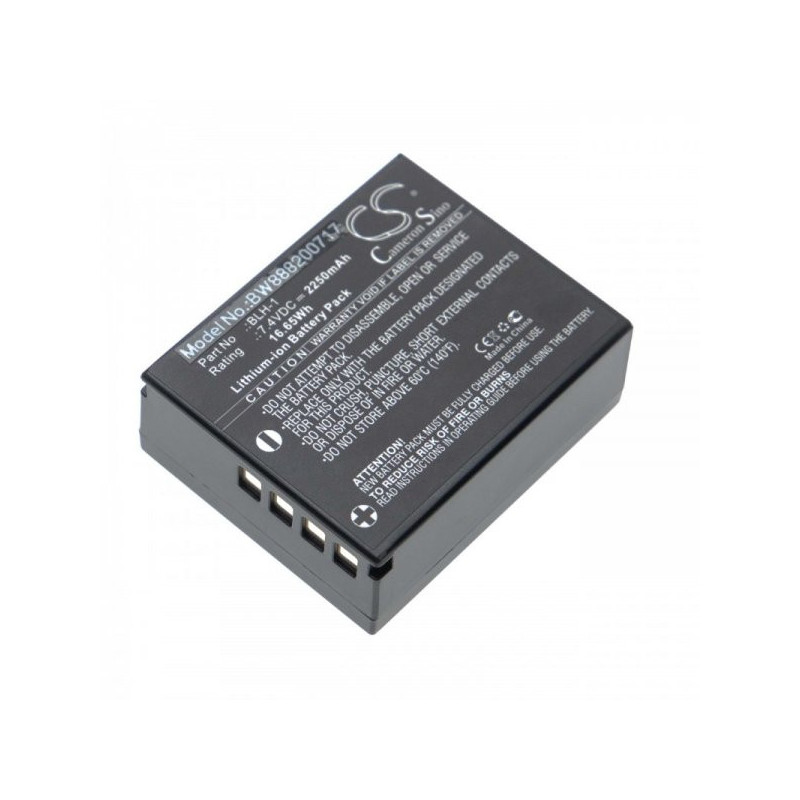 Battery like BLH-1 for Olympus OM-D E-M1 Mark II etc. 2250mAh