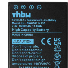 Battery like BLH-1 for Olympus OM-D E-M1 Mark II u.a. 1600mAh