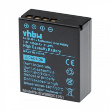 Battery with info chip for Olympus E-M1 and others like BLH-1, 1600mAh