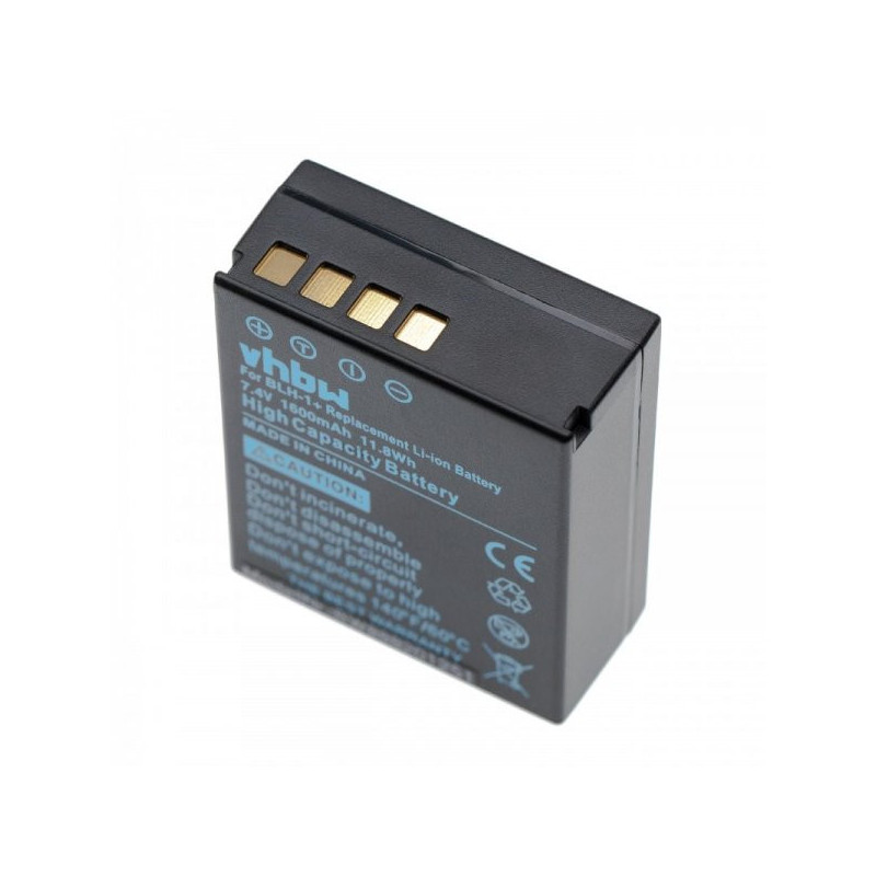 Battery with info chip for Olympus E-M1 and others like BLH-1, 1600mAh